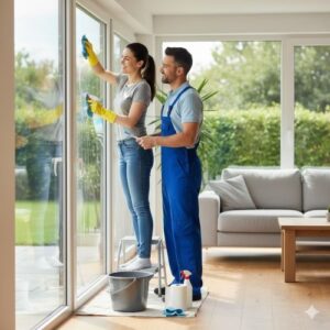 Eşyalı Ev Cam Temizliği
