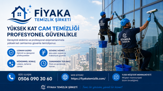 Yüksek Kat Cam Temizliği